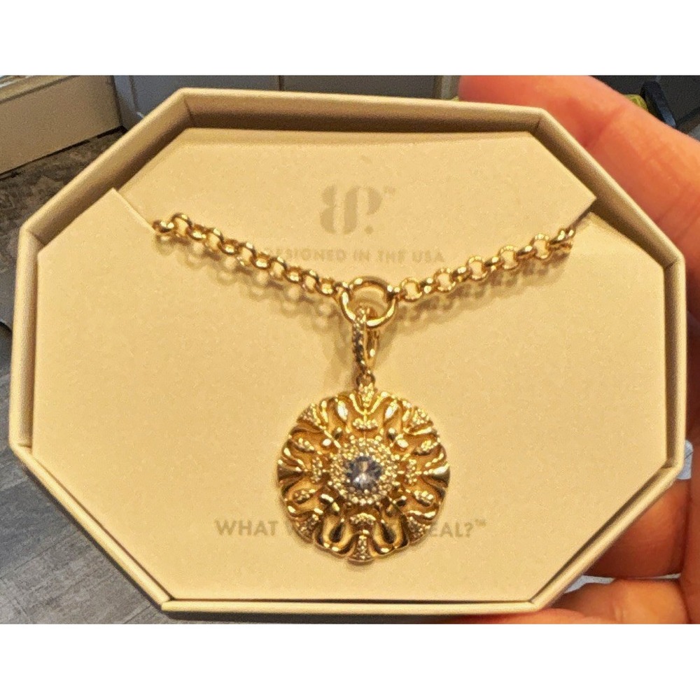Bomb Party Original Necklace NK90999 The Compass Rose Gold Plating 18'